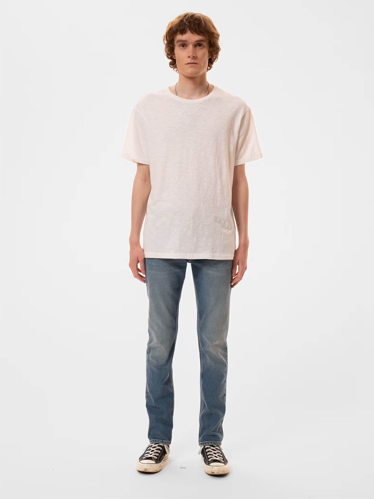 Nudie Jeans Co Roffe T-Shirt Offwhite