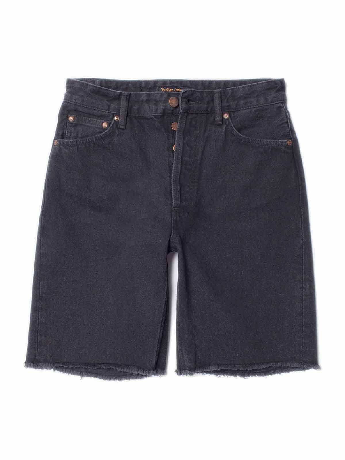 Nudie Jeans Co W's Maud Shorts Black Stone Black