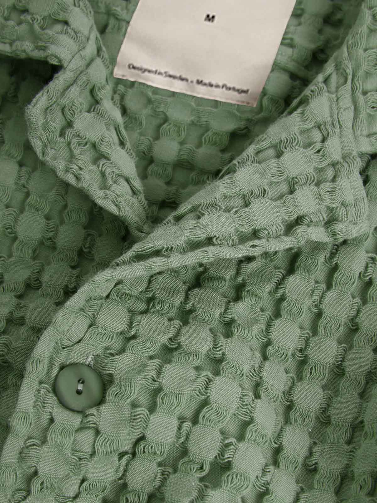 OAS Waffle Cuba Shirt Green