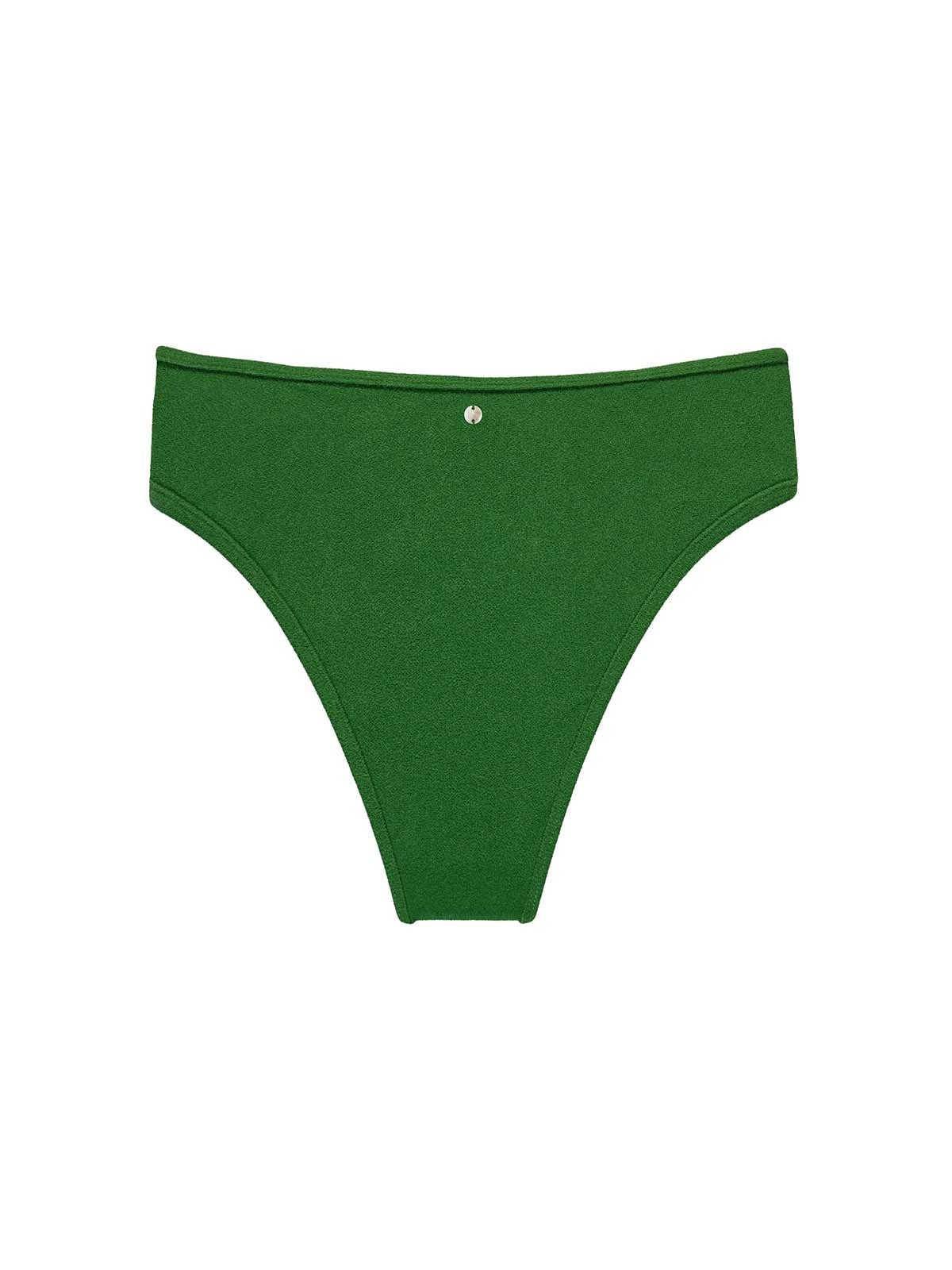 OY Surf Bikini Bottom Calima Dark Green Terry