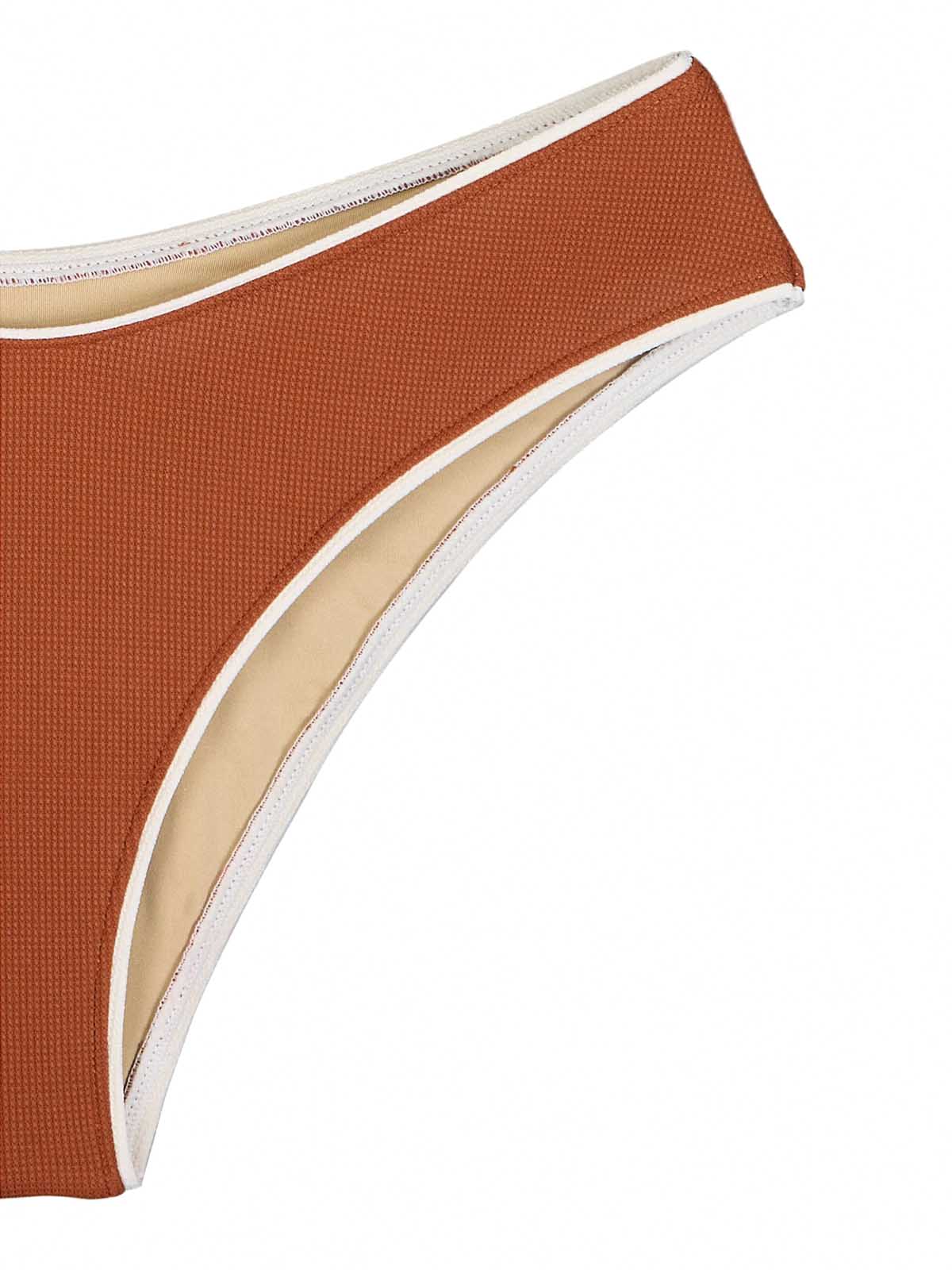 OY Surf Bikini Bottom Calima Kastanienbraun Piqué