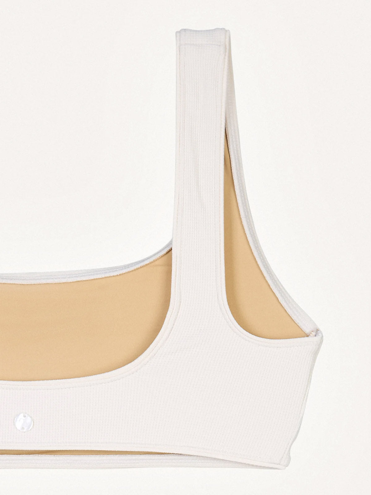 OY Surf Bikini Top Vento Cremeweiss Piqué