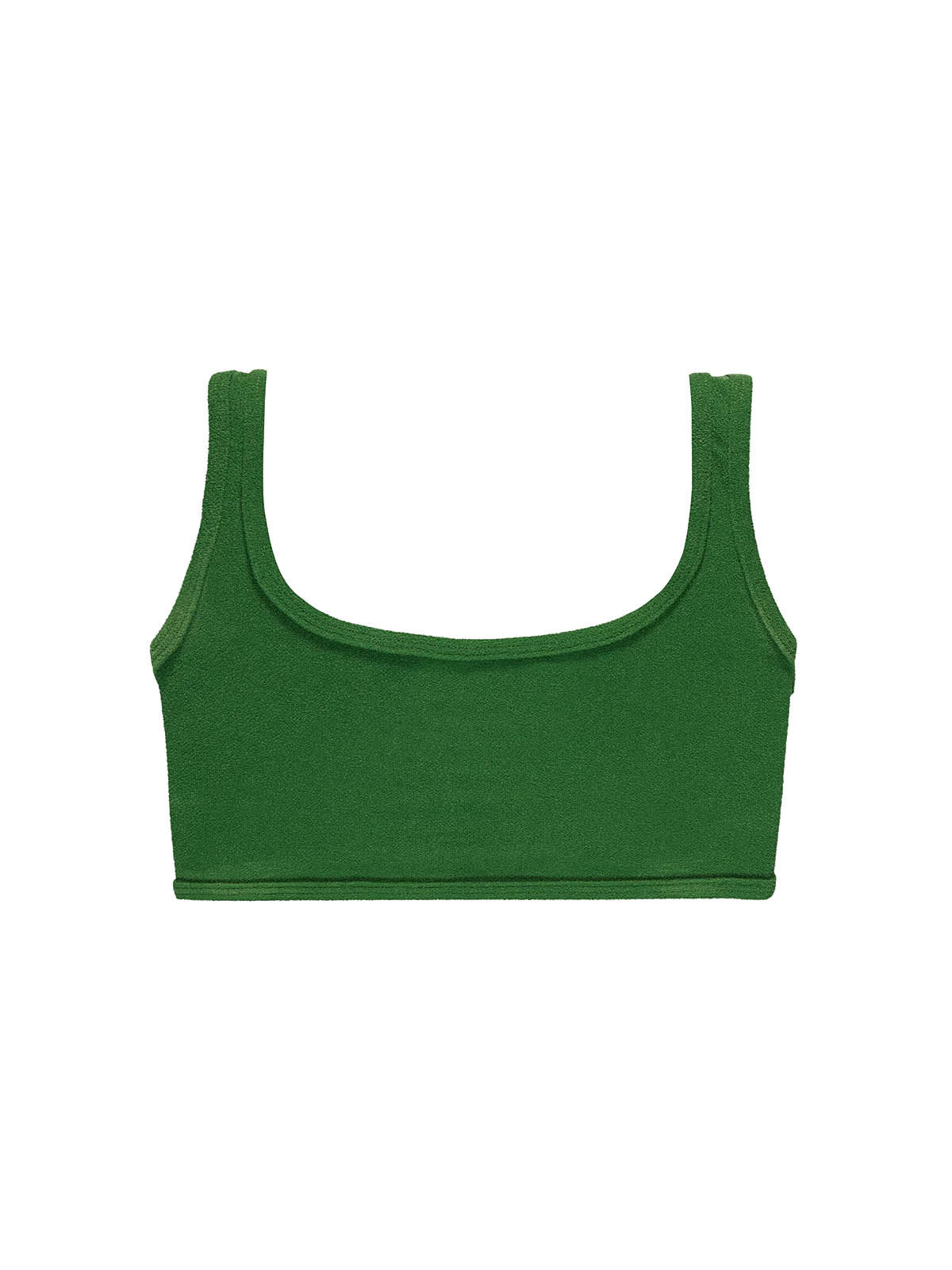 OY Surf Bikini Top Vento Dark Green Terry