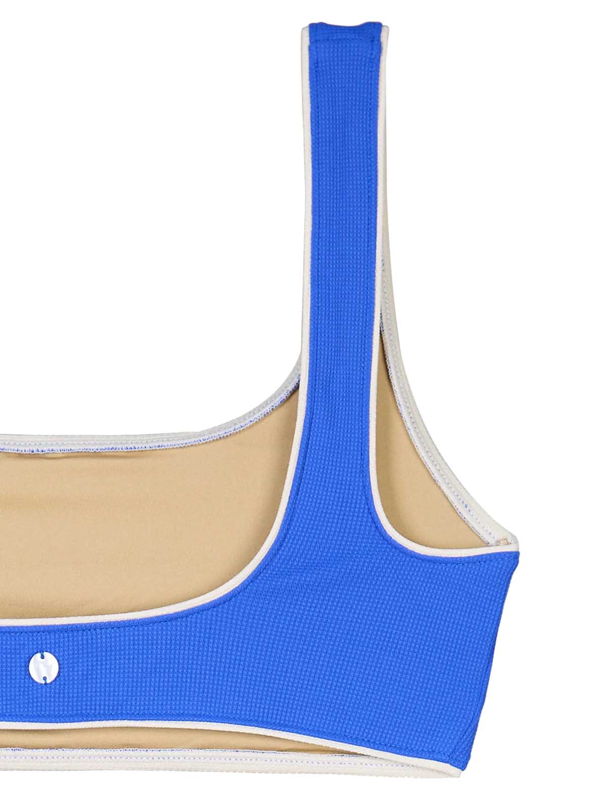 OY Surf Bikini Top Vento Tiefseeblau Piqué