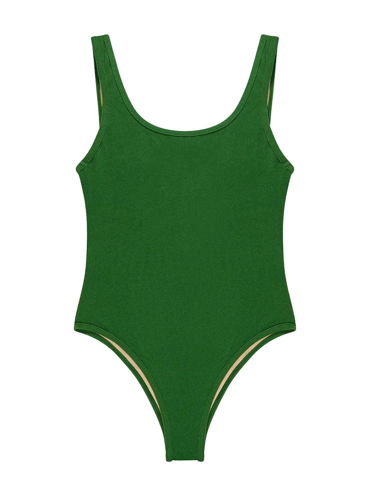 OY Surf Swimsuit Zephyr Dark Green Terry