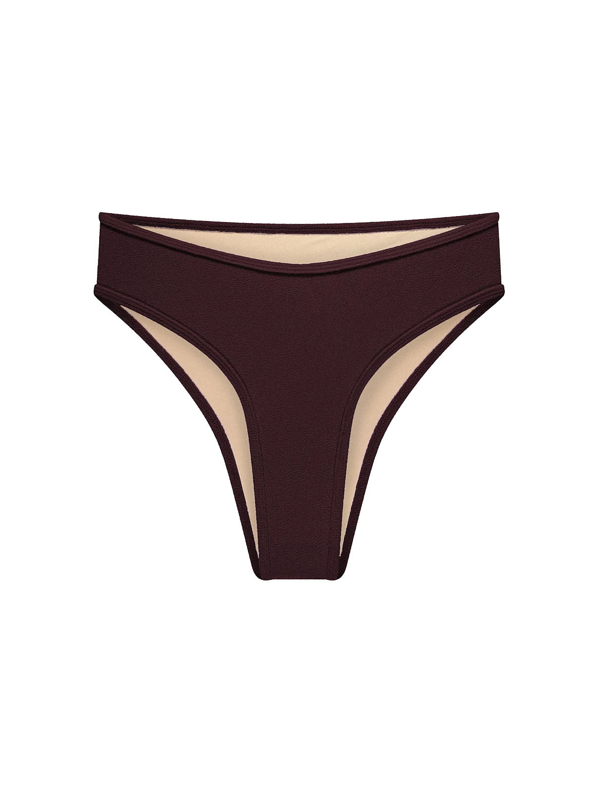 OY Surf Bikini Bottom Calima Dark Brown Terry
