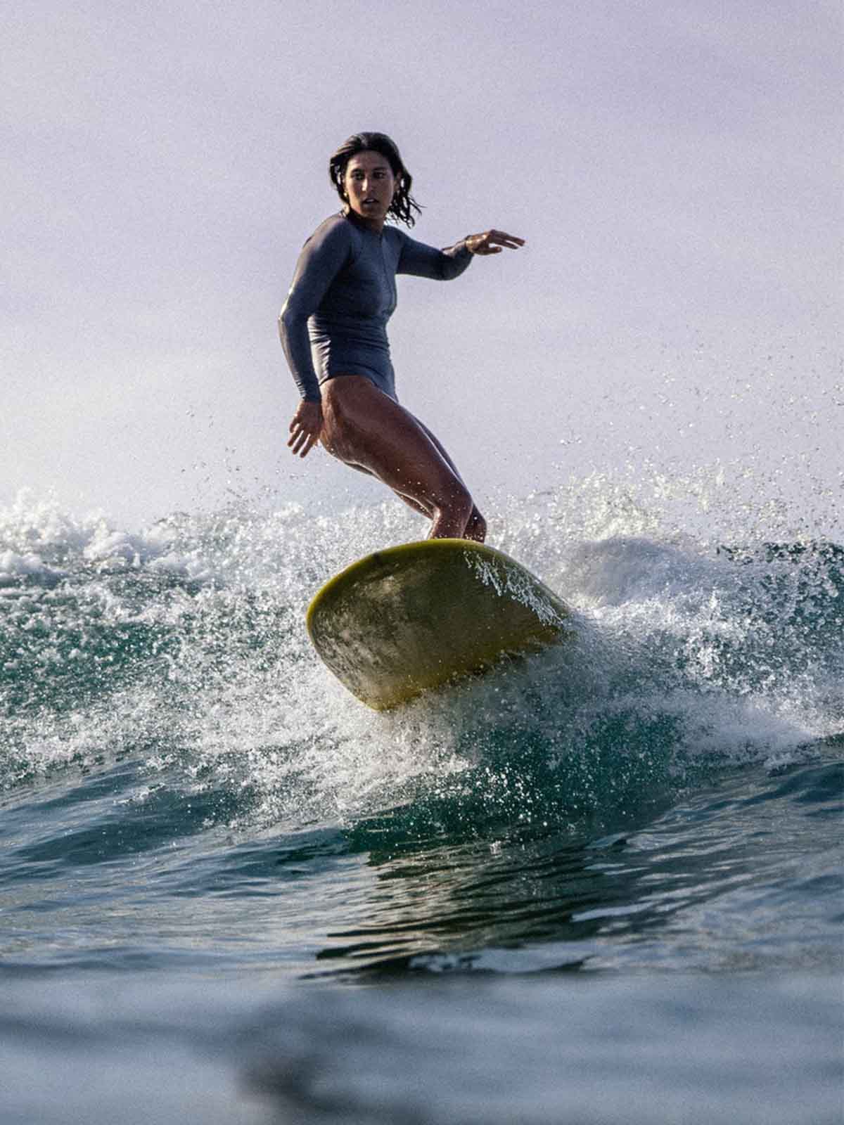 OY surf Swimsuit Orfe Dark Lavender Recycled Nylon