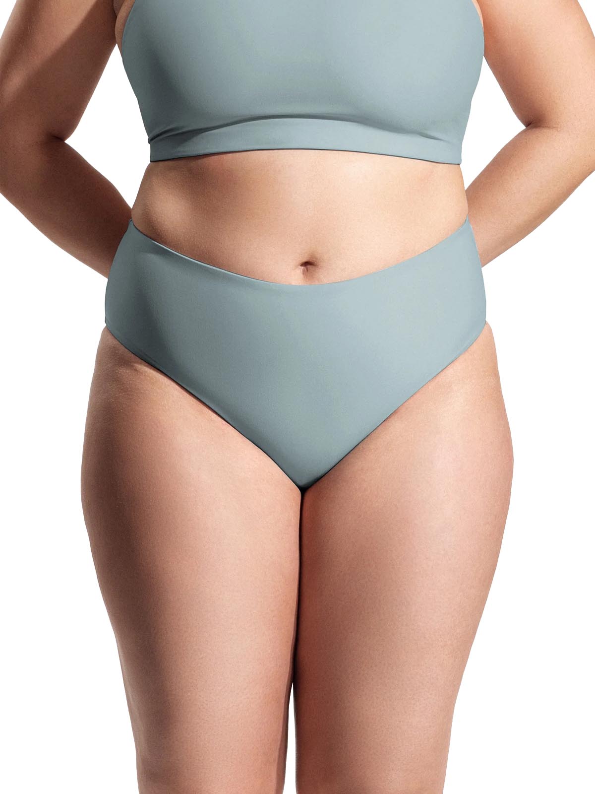 OY surf Surf Bikini Bottom Fugu Eisblau Recycled Nylon