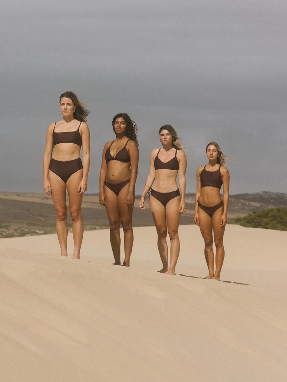 OY surf Surf Bikini Bottom Mako Auberginenviolett Recycled Nylon