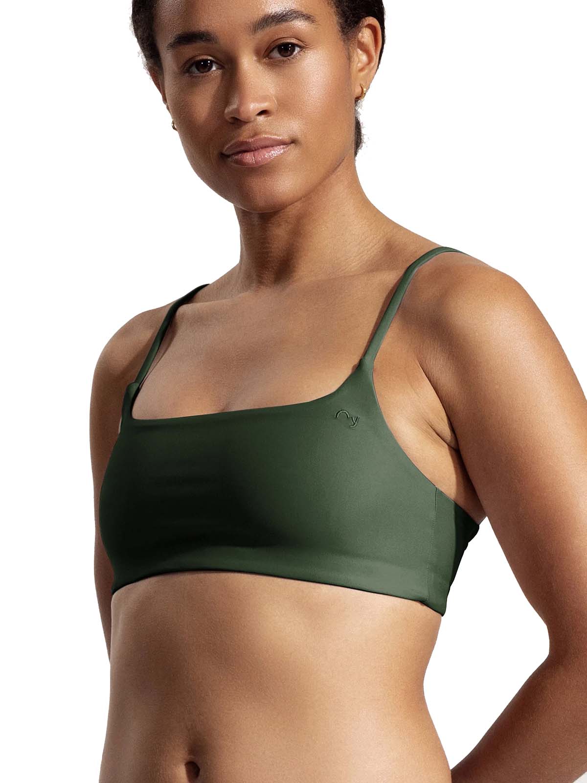 OY surf Surf Bikini Top Buri Dunkelgrün Recycled Nylon