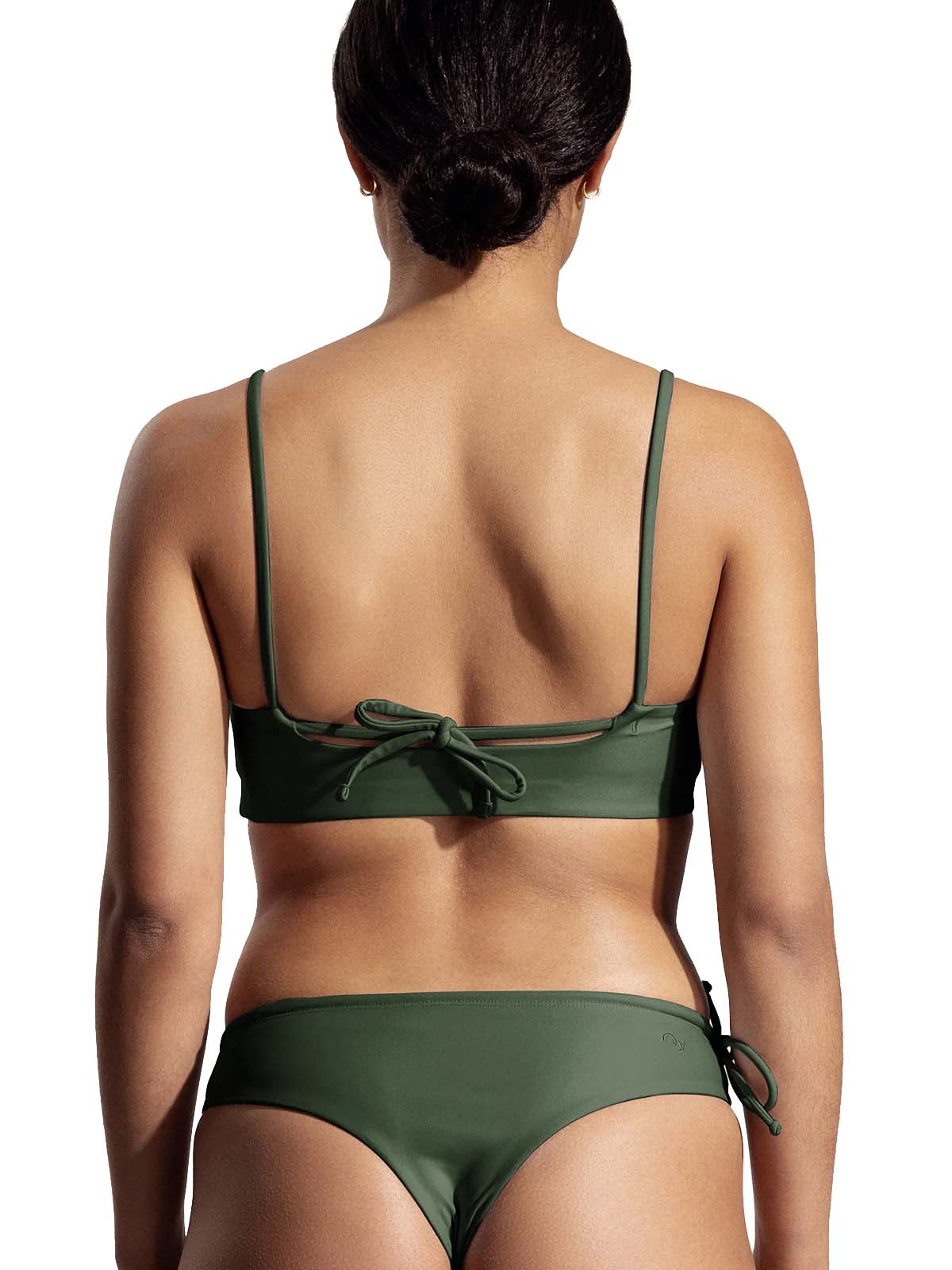 OY surf Surf Bikini Top Buri Dunkelgrün Recycled Nylon