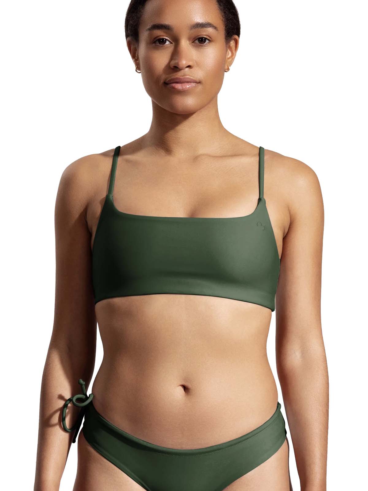 OY surf Surf Bikini Top Buri Dunkelgrün Recycled Nylon