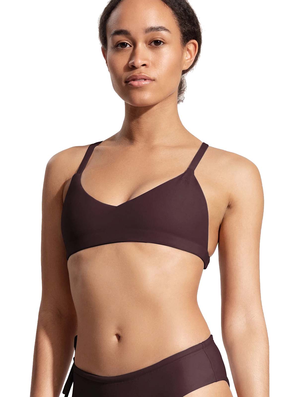 OY surf Surf Bikini Top Dace Auberginenviolett Recycled Nylon