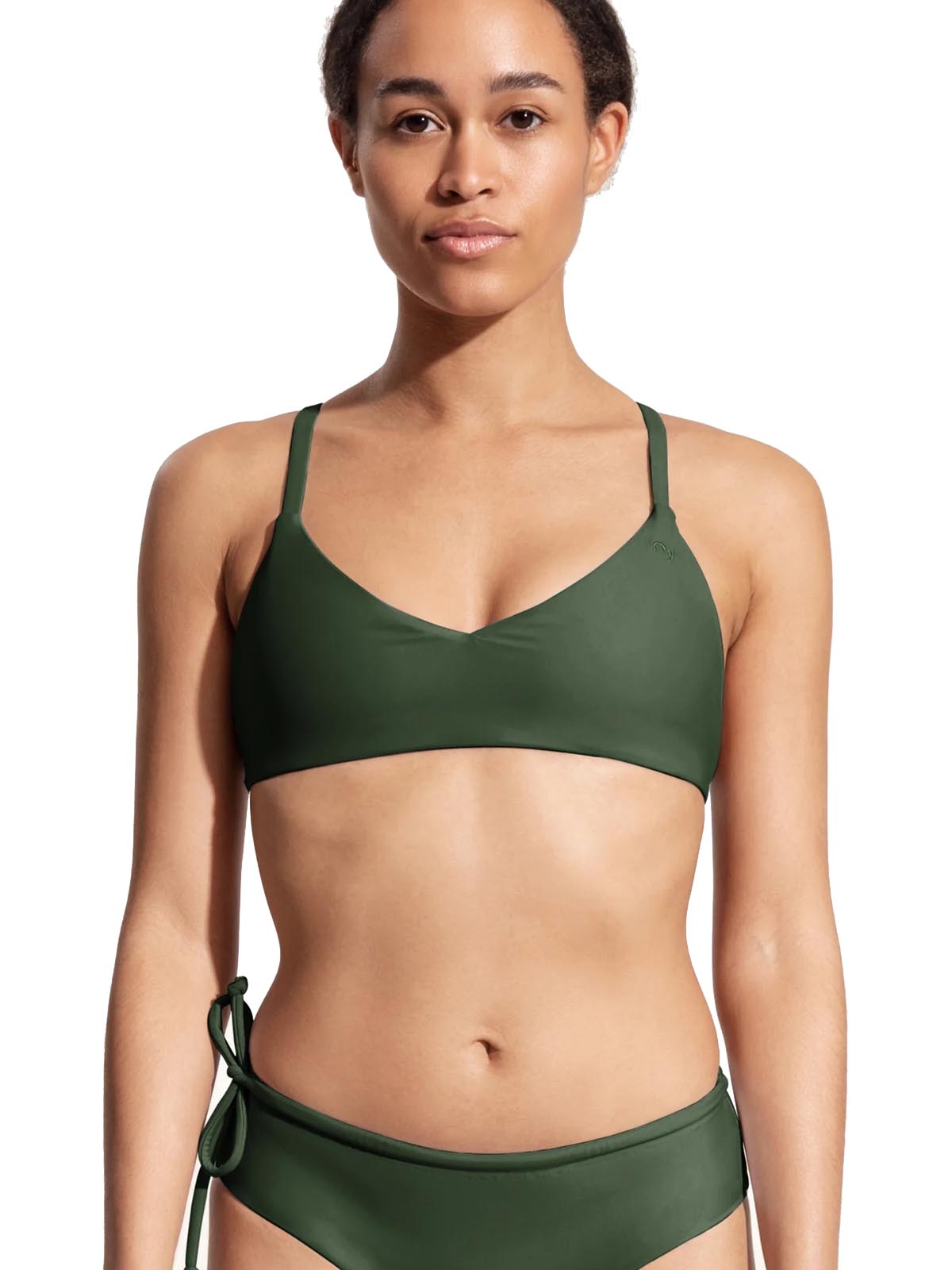 OY surf Surf Bikini Top Dace Dunkelgrün Recycled Nylon