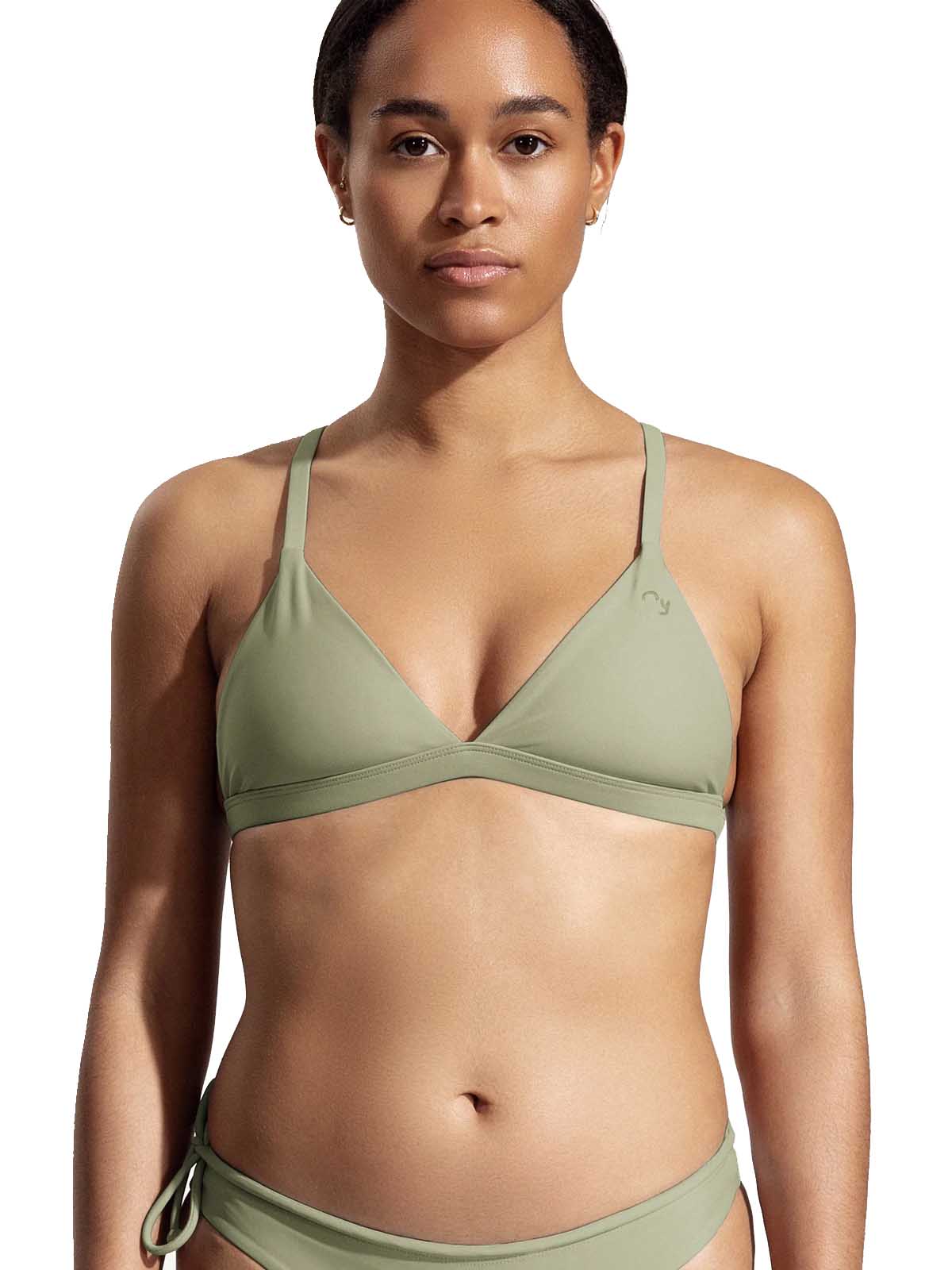OY surf Surf Bikini Top Esox Salbeigrün Recycled Nylon