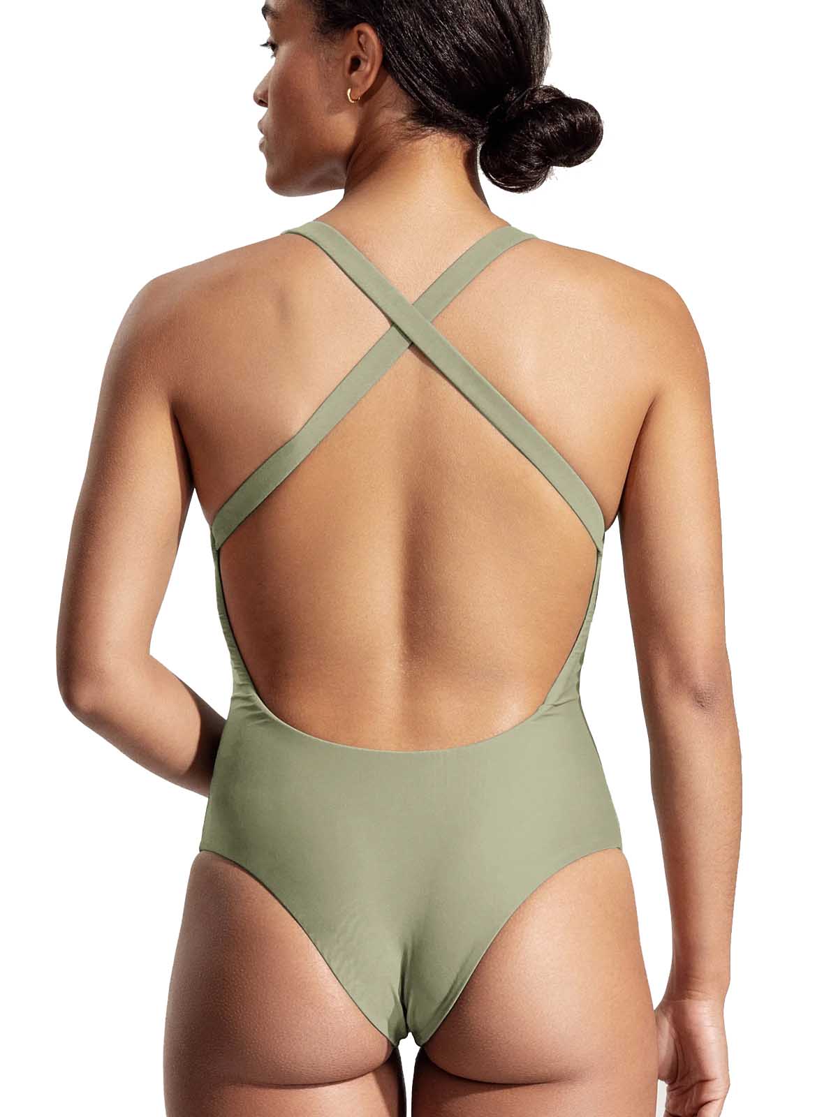 OY Surf Swimsuit Kelt Salbeigrün Recycled Nylon