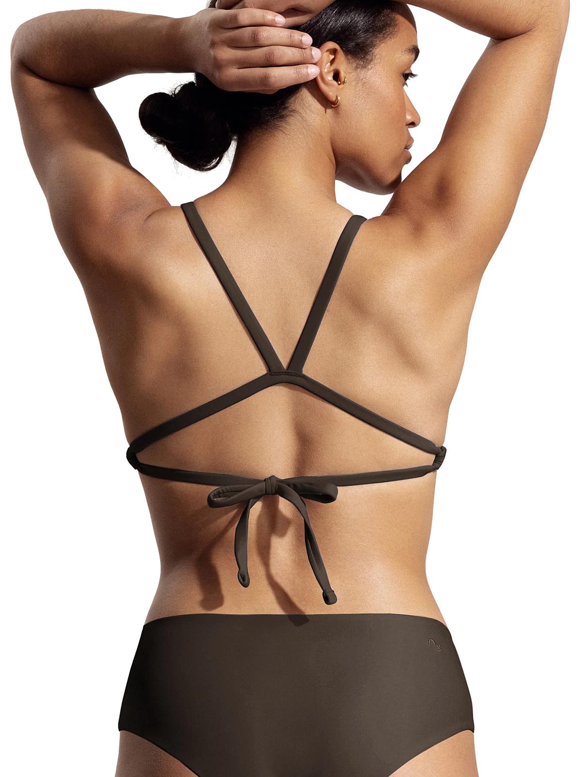 OY surf Surf Bikini Top Esox Dunkelbraun