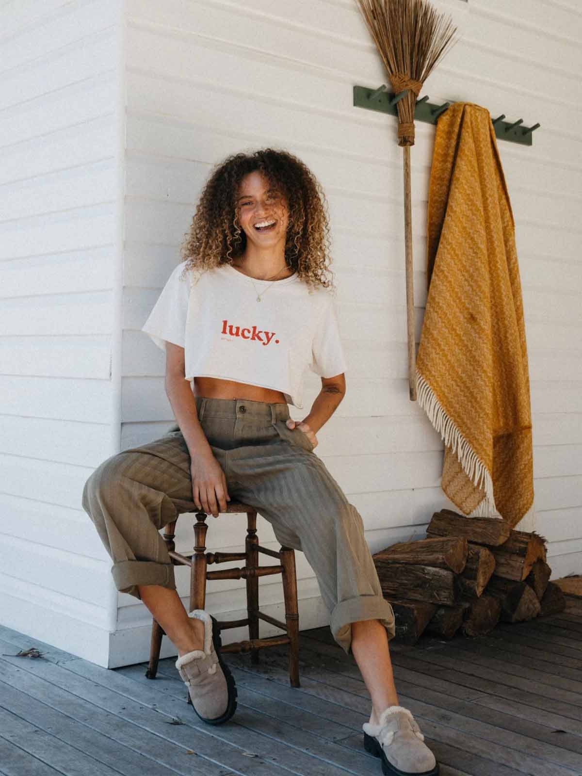 Ottway W's Ben Roy Baggy Pleated Pants Washed Green