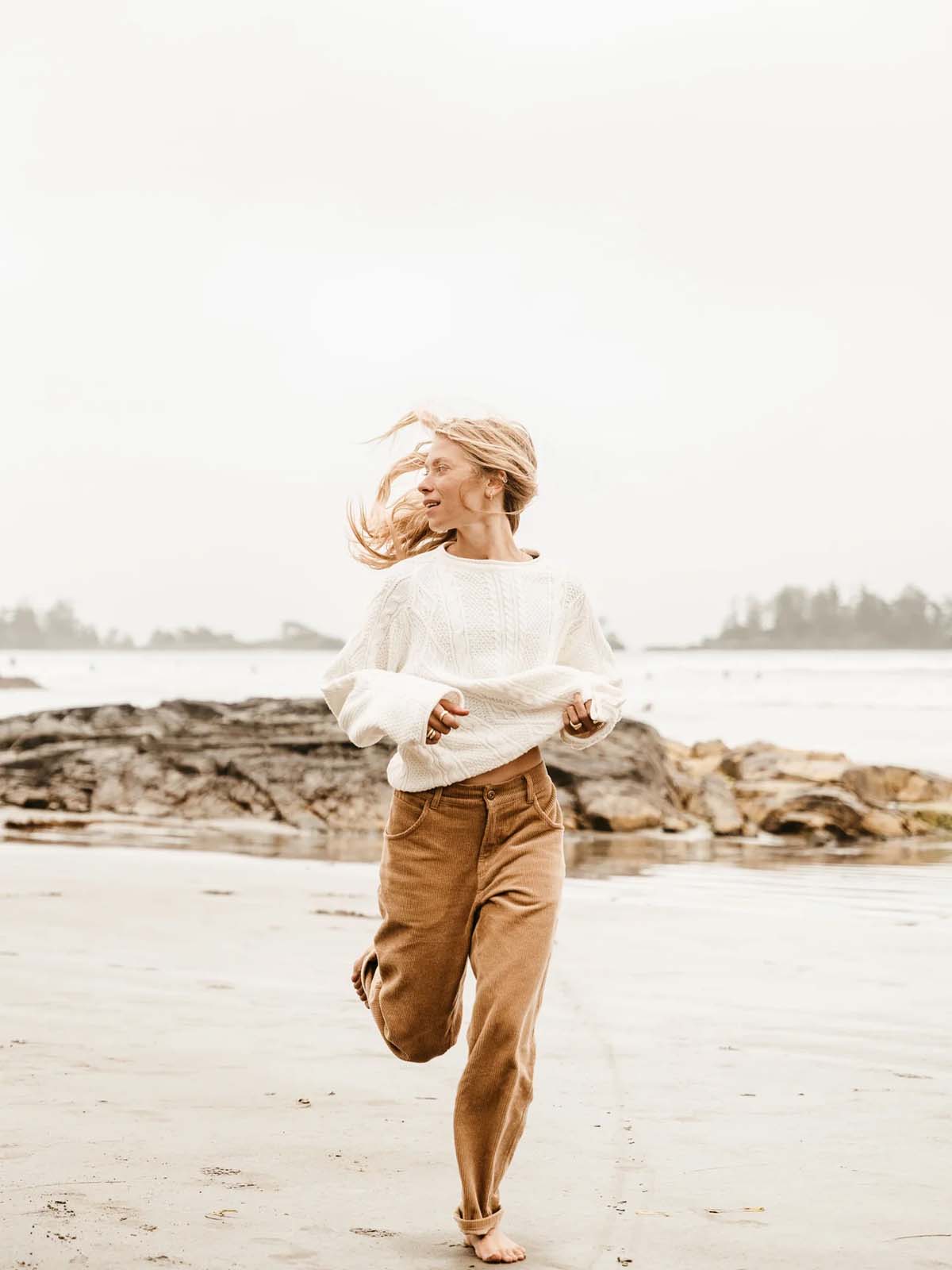 Ottway W's Dayton Cord Pants Brown