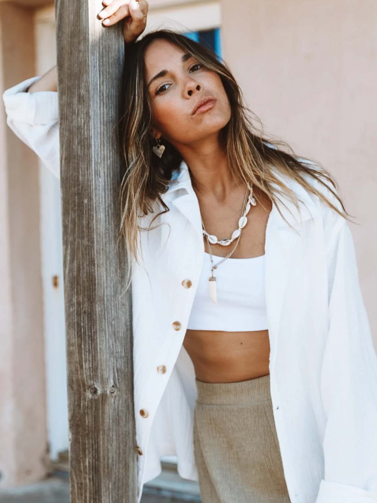 Ottway W's Palmer Women Longsleeve Shirt White