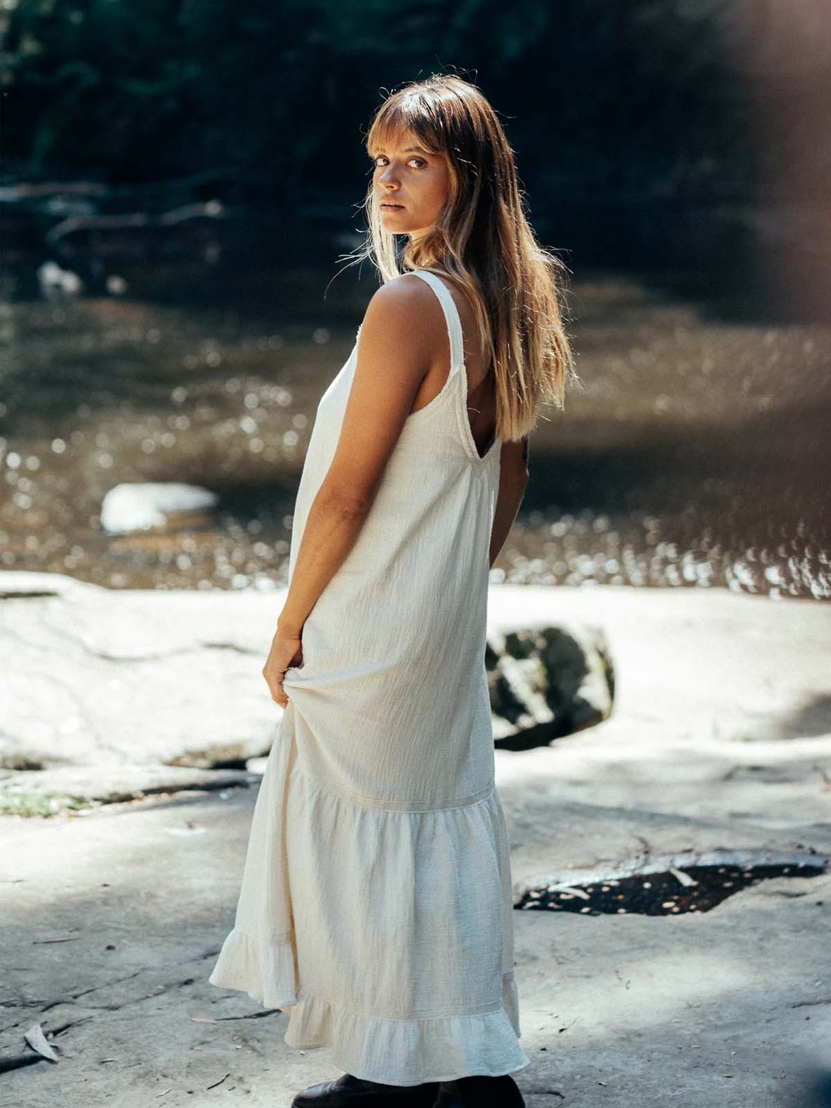 Ottway Yamba Dress Off White