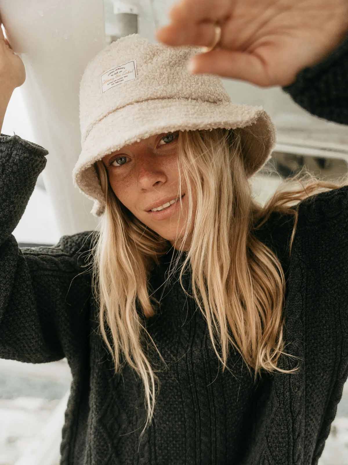 Ottway W's Sherpa Bucket Hat Light Caramel