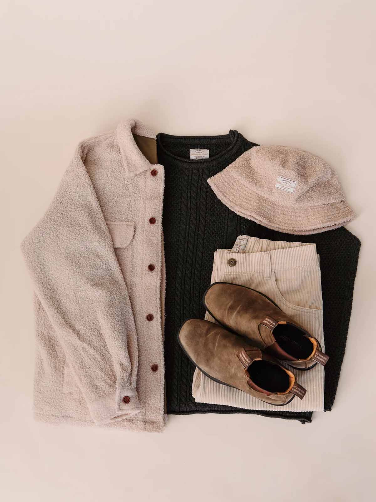 Ottway W's Sherpa Bucket Hat Light Caramel