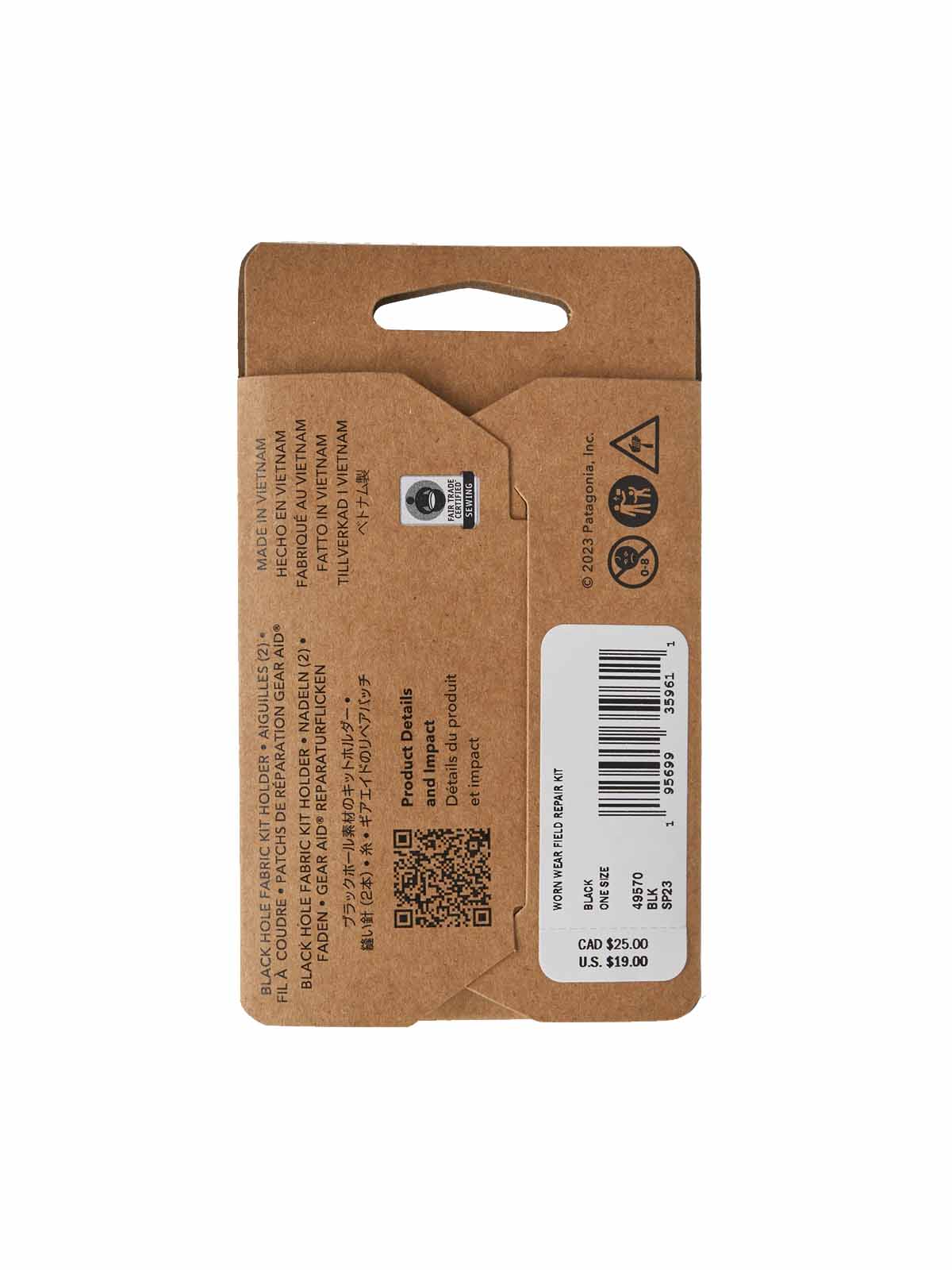 Patagonia Field Repair Kit Black