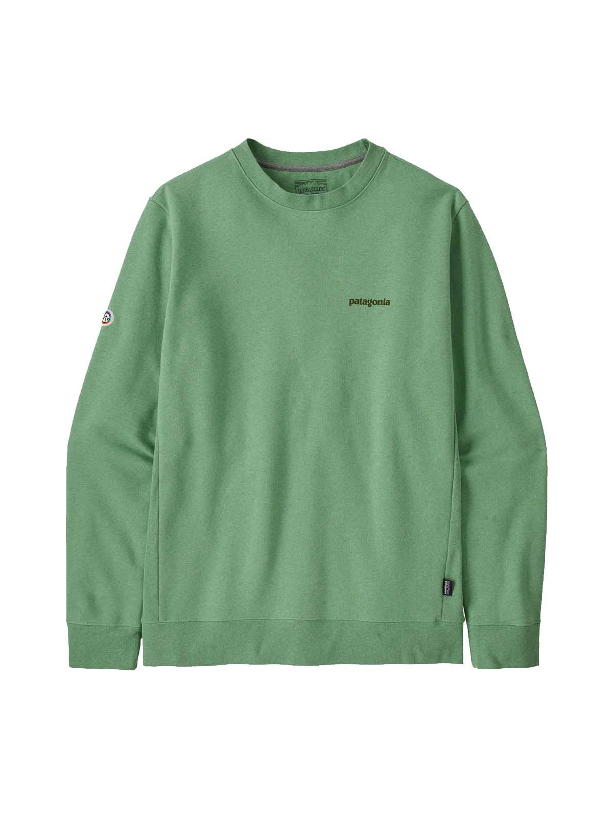 Patagonia M's Fitz Roy Icon Uprisal Crew Sweatshirt Ellwood Green