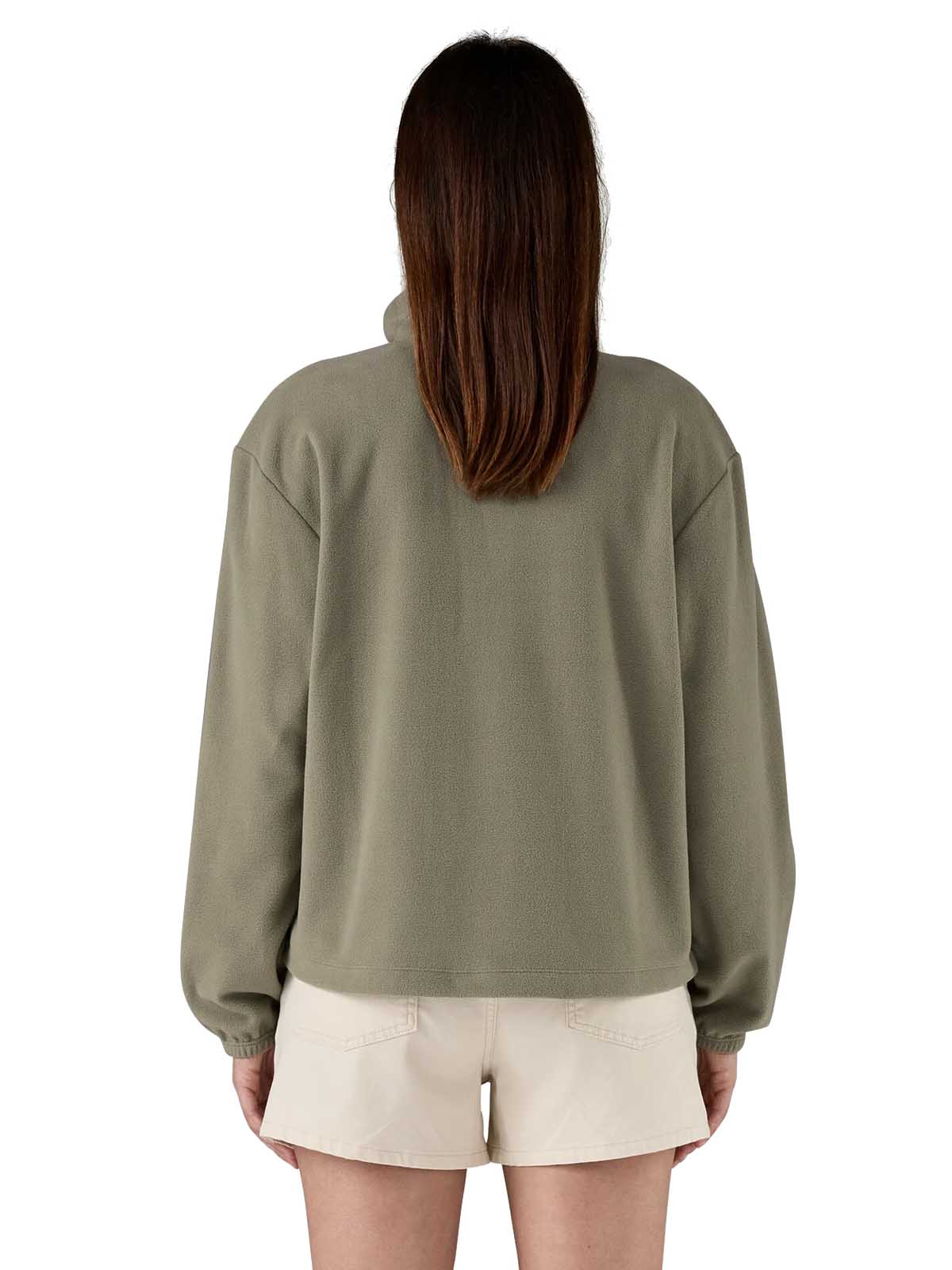 Patagonia W's Micro D 1/2 Fleece P/O River Rock Green