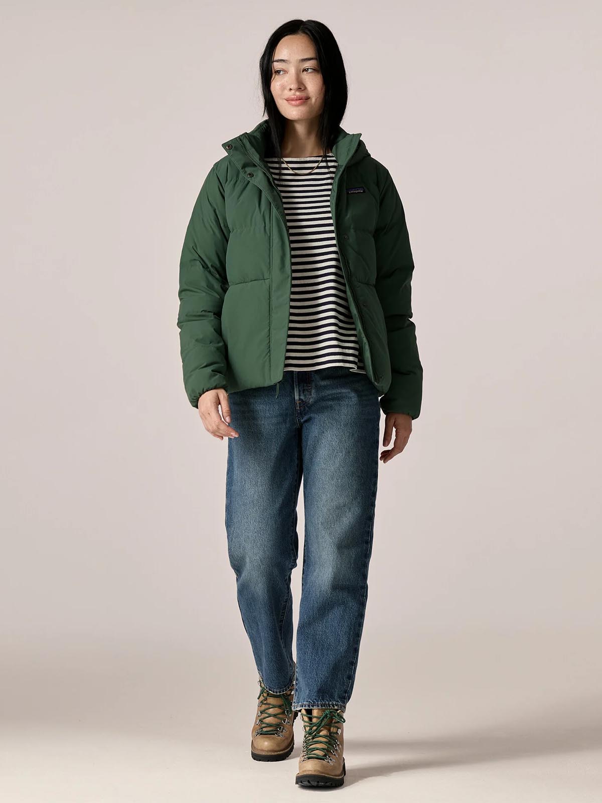 Patagonia W's Sisar Down Hoody Jacket Canopy Green