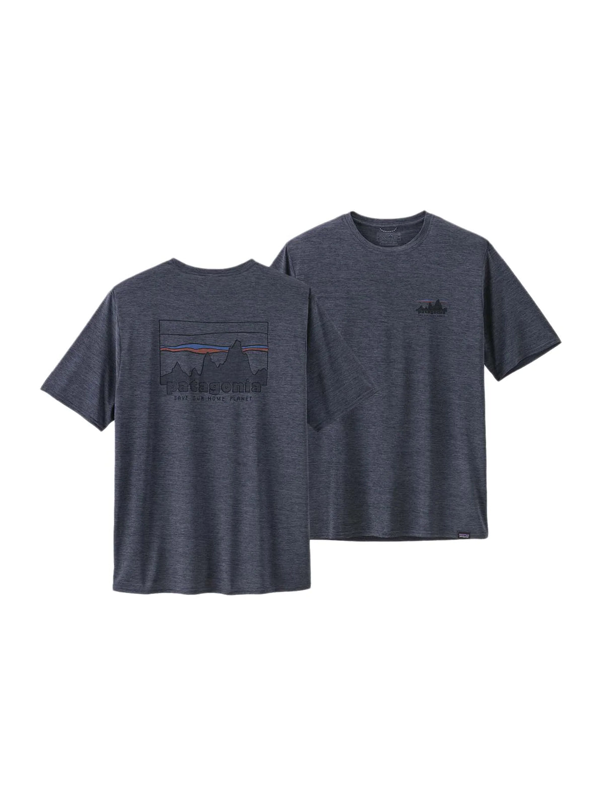 Patagonia M's Cap Cool Daily Graphic Shirt 73' Skyline Smolder Blue