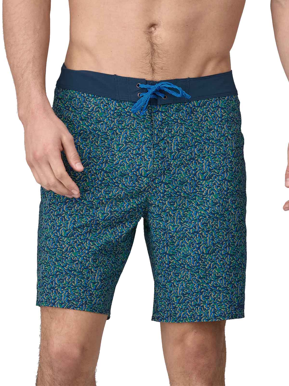 Patagonia M's Hydropeak Boardshorts 18" Sea Texture: Tidepool Blue