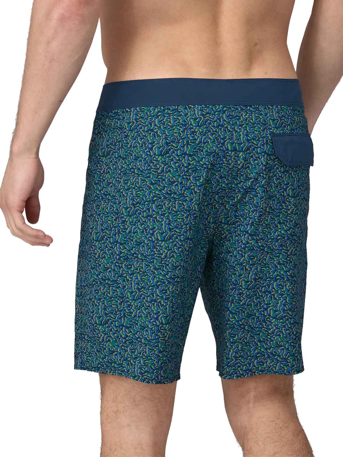 Patagonia M's Hydropeak Boardshorts 18" Sea Texture: Tidepool Blue