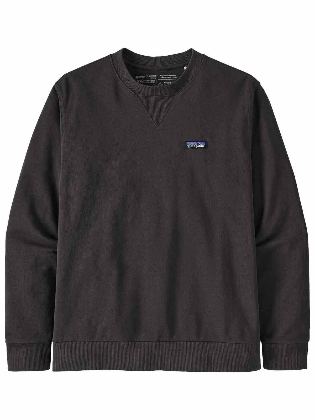 Patagonia M's Regenerative Organic Cotton Crewneck Sweatshirt Ink Black