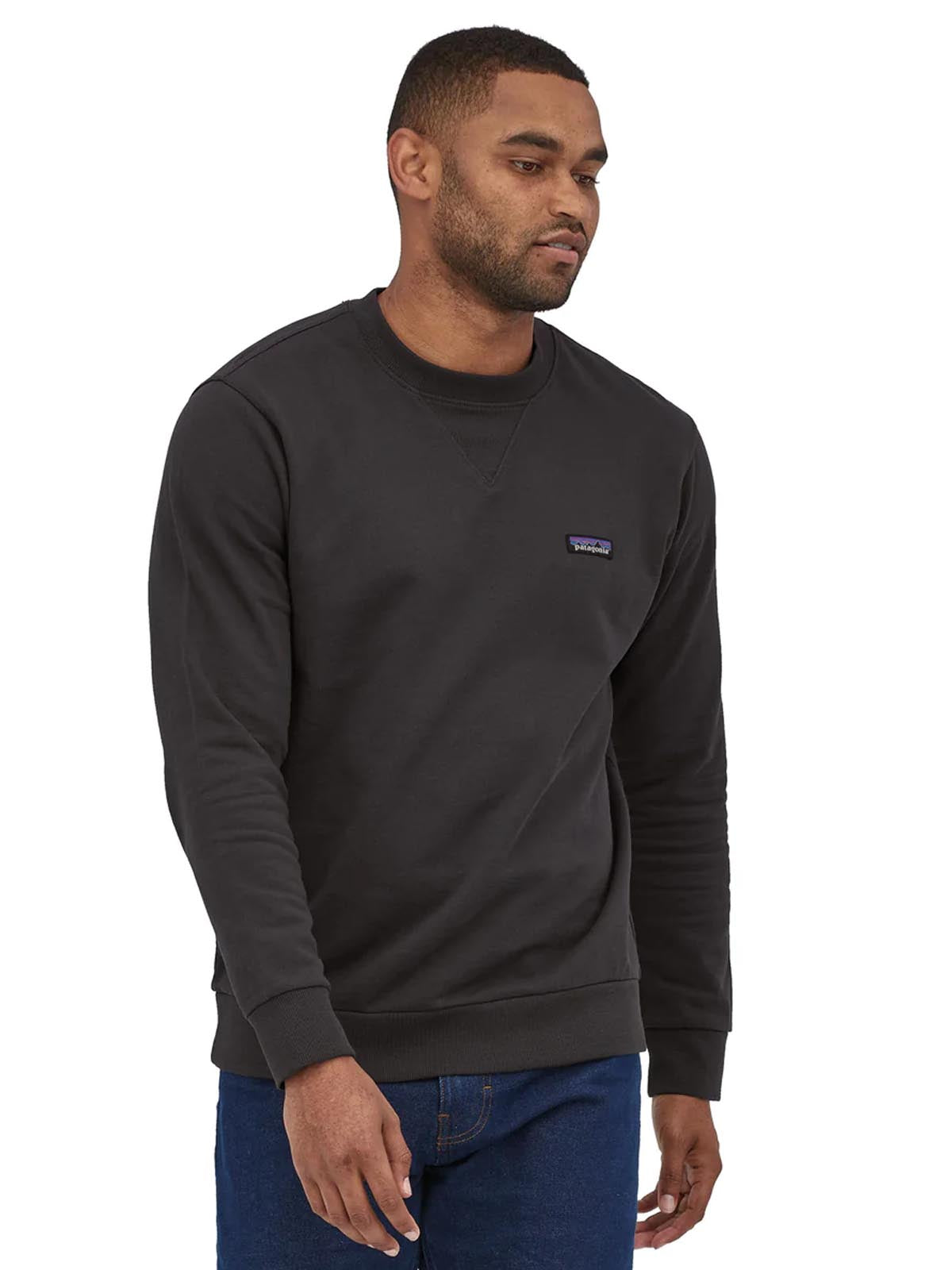 Patagonia M's Regenerative Organic Cotton Crewneck Sweatshirt Ink Black
