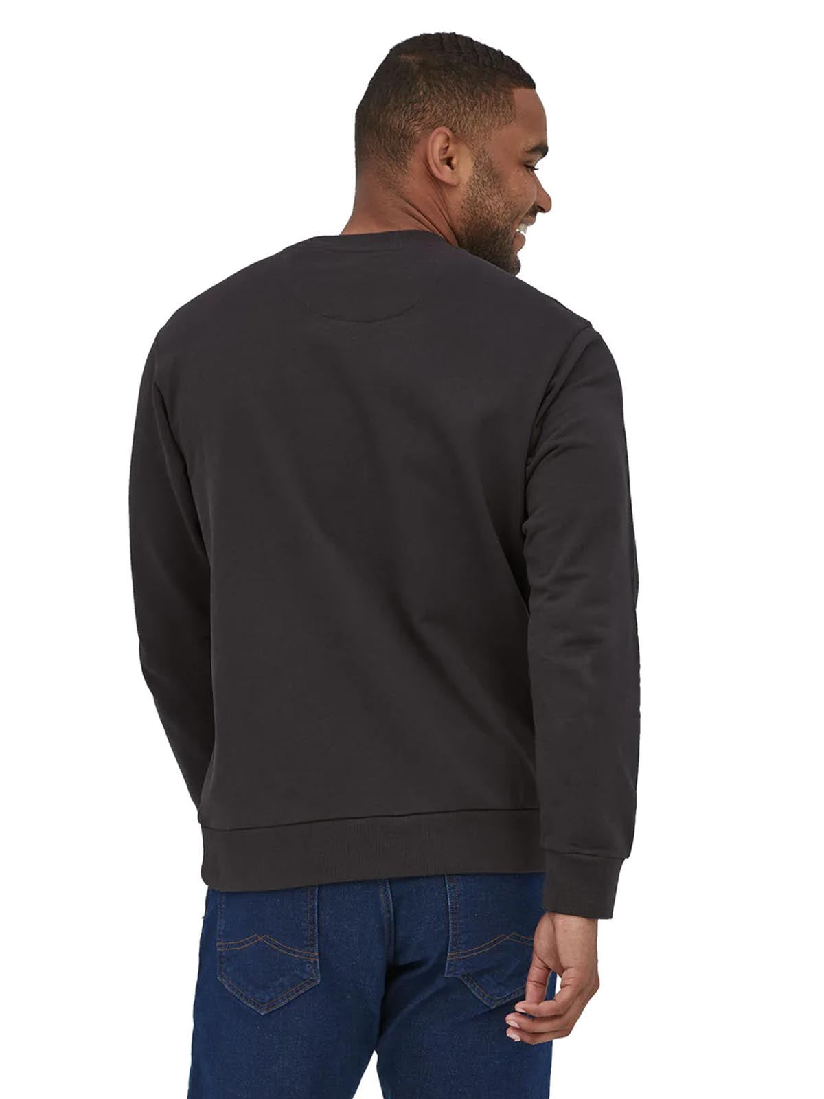 Patagonia M's Regenerative Organic Cotton Crewneck Sweatshirt Ink Black