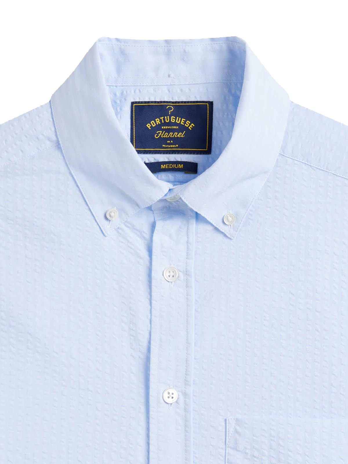 Portuguese Flannel Atlantico LS Light Blue