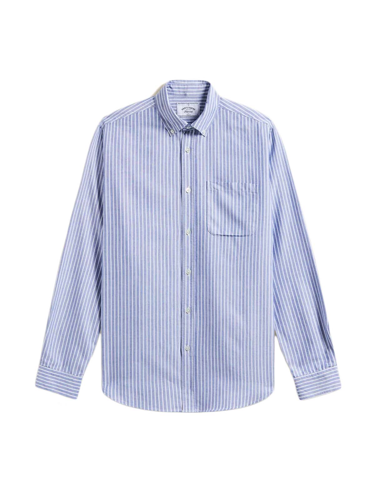 Portuguese Flannel Belavista Stripe Blue