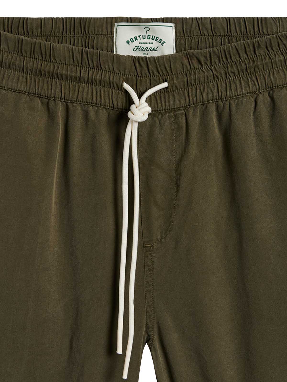 Portuguese Flannel Dogtown Short Olive