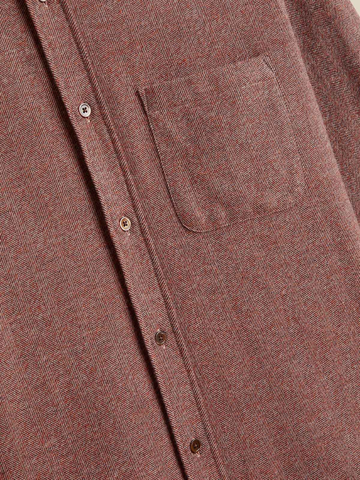 Portuguese Flannel Shirt Espiga Clay