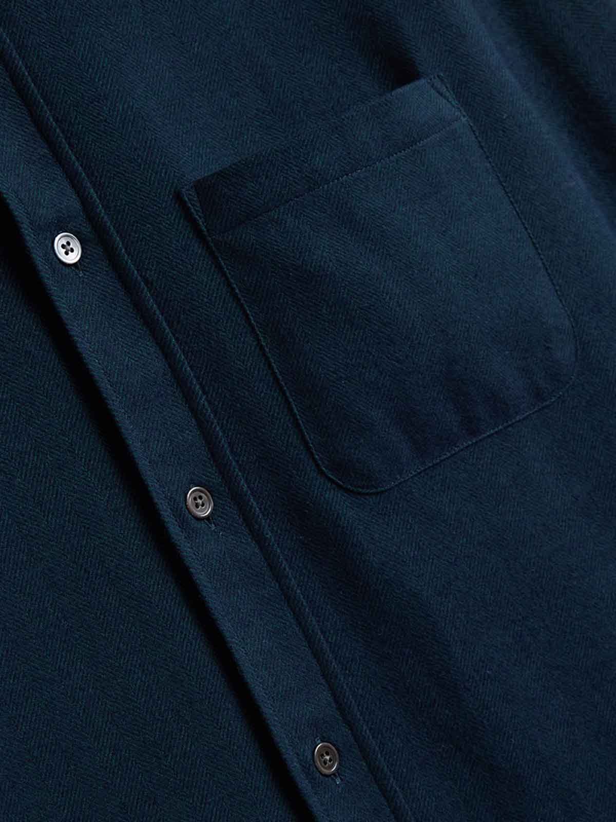 Portuguese Flannel Shirt Espiga Green