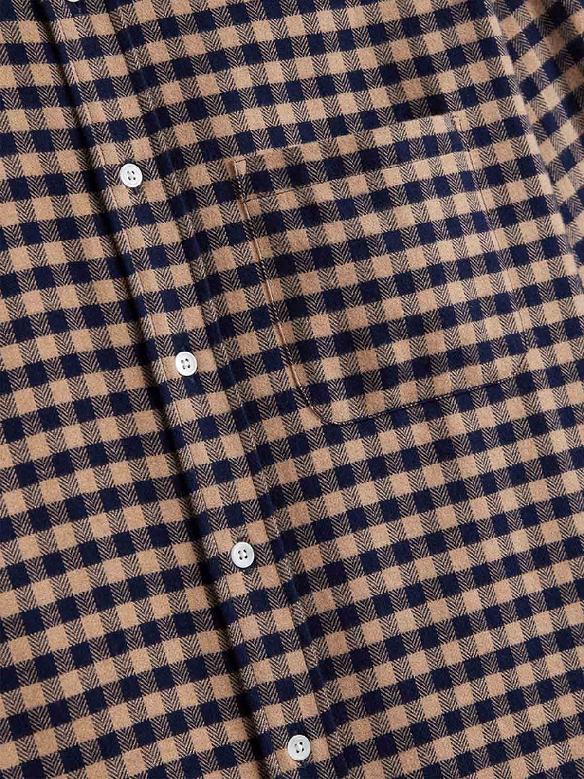 Portuguese Flannel Shirt Roca Brown