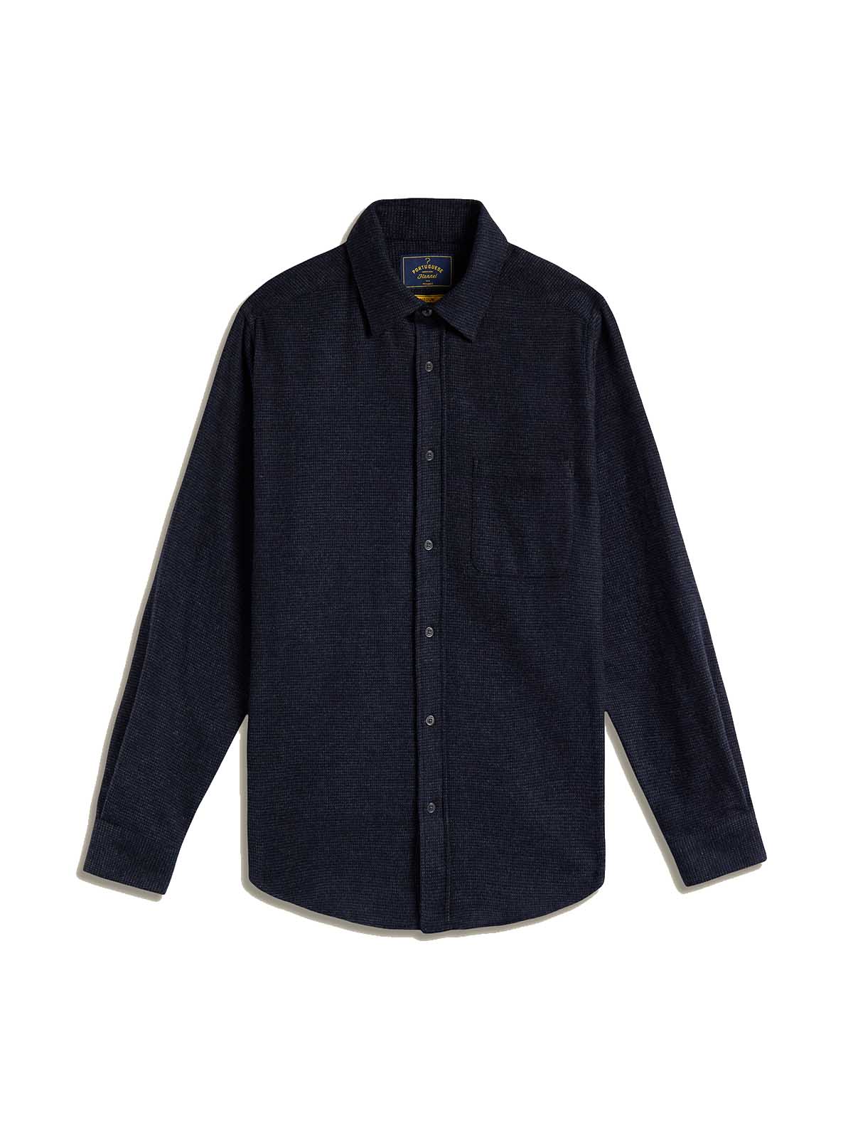 Portuguese Flannel Shirt Sounds Grey