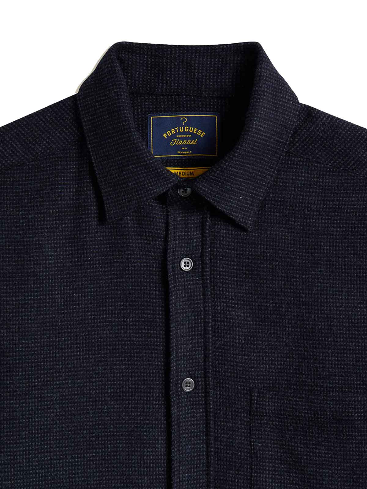 Portuguese Flannel Shirt Sounds Grey