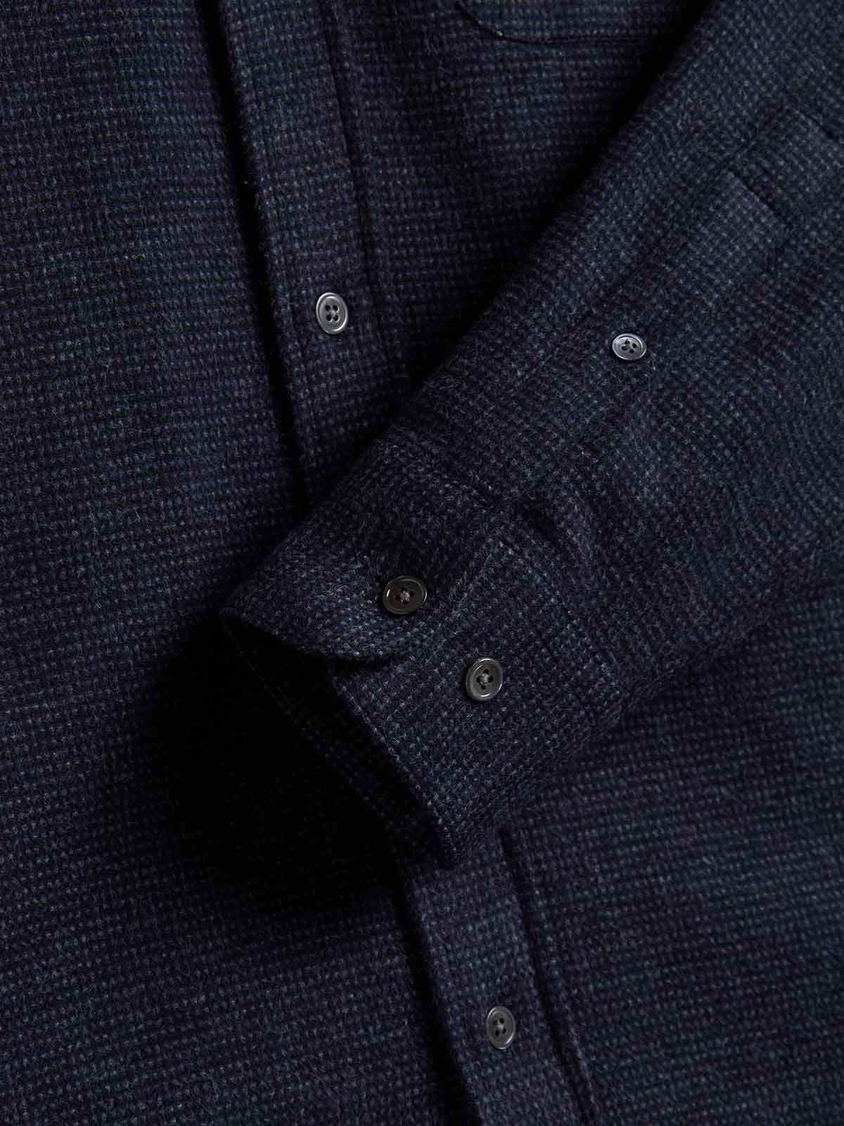 Portuguese Flannel Shirt Sounds Grey