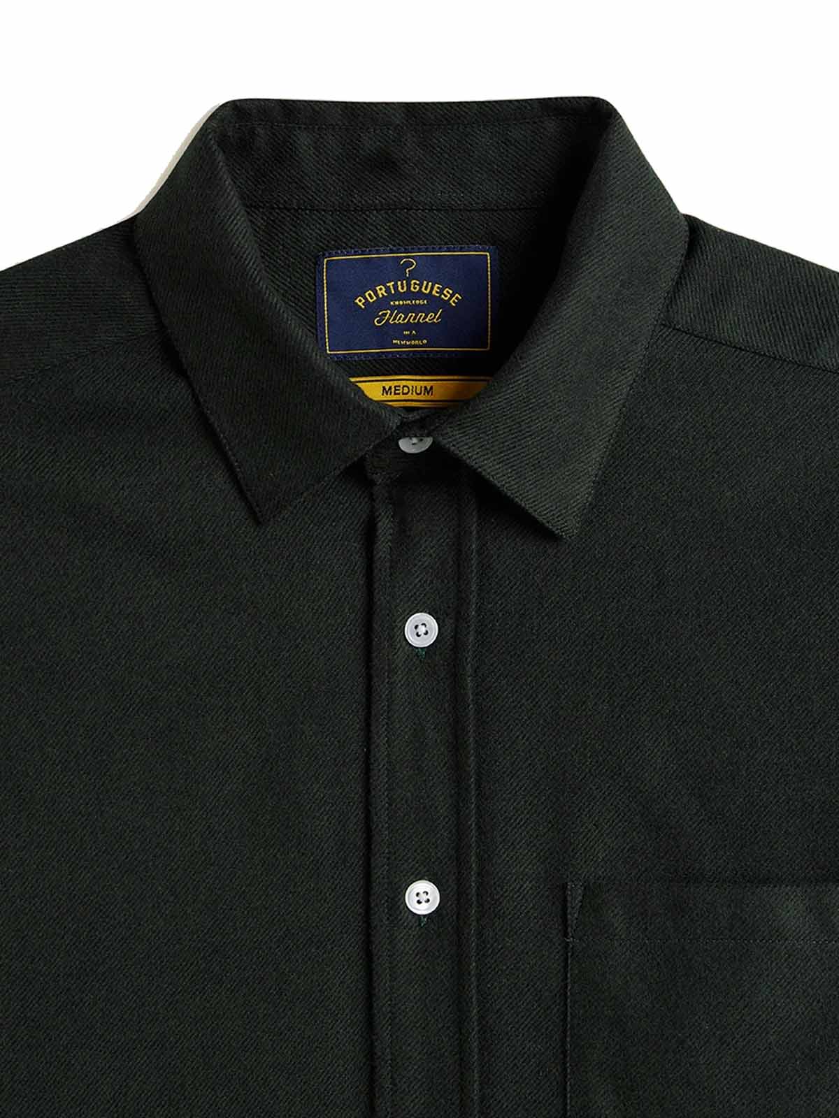 Portuguese Flannel Shirt Teca Forest