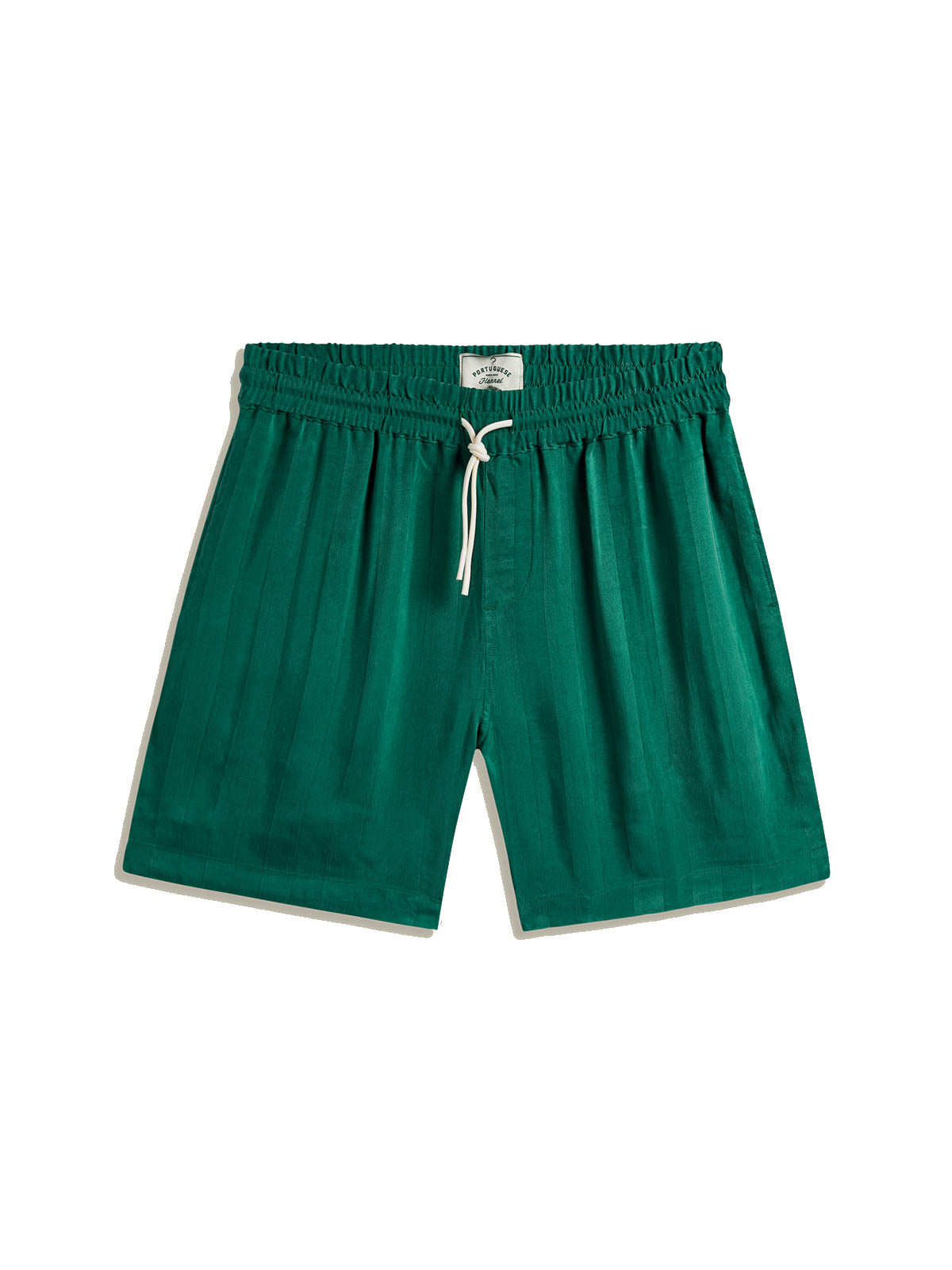 Portuguese Flannel Cupro Shorts Green