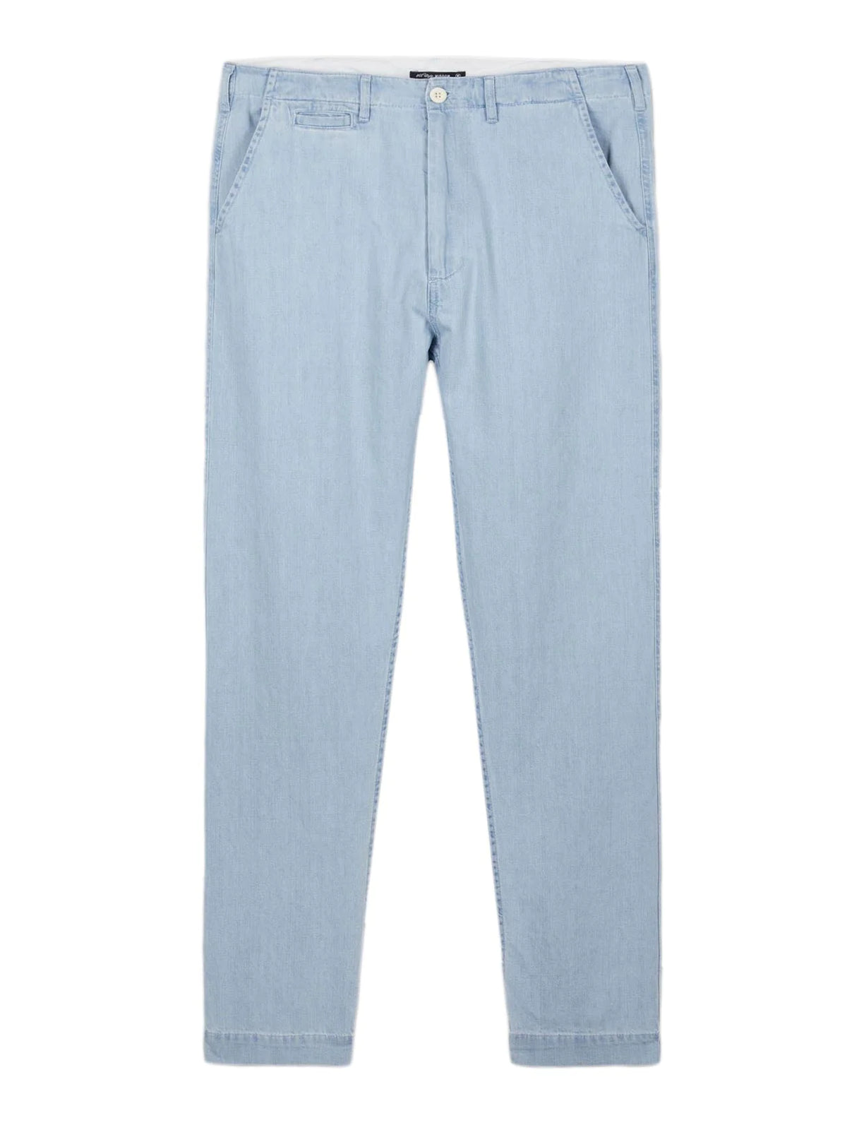 Portuguese Flannel Denim Trousers Light Blue