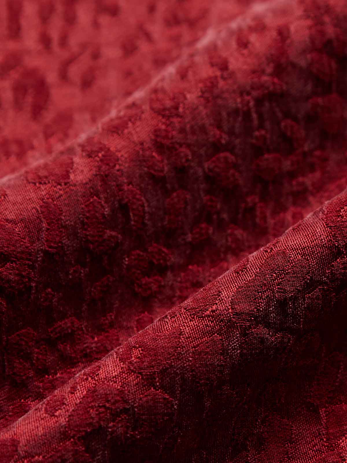 Portuguese Flannel Shirt Finger Print Bordeaux